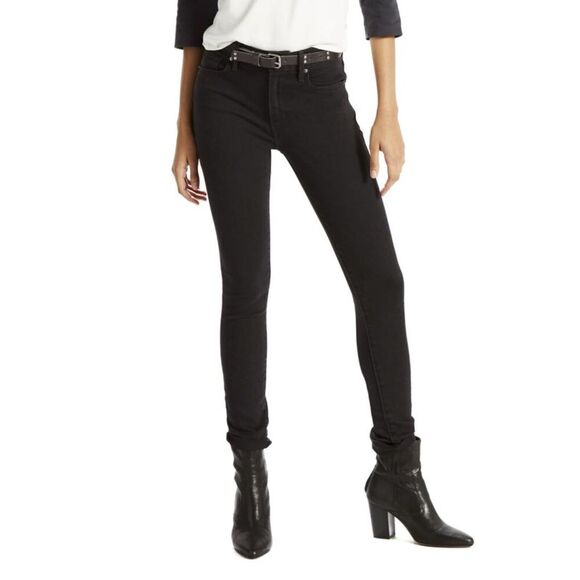 Levi's -  Women's 721 High Rise Skinny Leg Tailored D Black - Picture 4 of 4